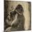Femme, nue, se coiffant-Edgar Degas-Mounted Giclee Print