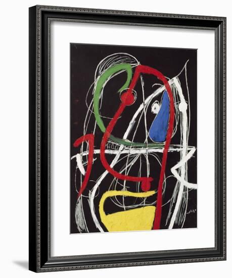 Femme, Oiseaux, 1976-Joan Miro-Framed Giclee Print