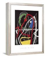 Femme, Oiseaux, 1976-Joan Miro-Framed Stretched Canvas