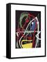 Femme, Oiseaux, 1976-Joan Miro-Framed Stretched Canvas