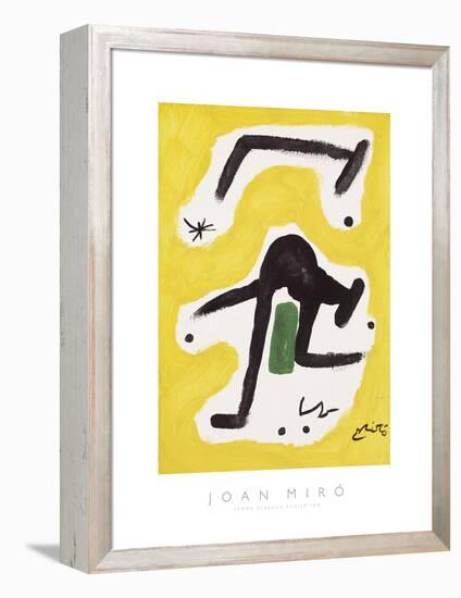 Femme, Oiseaux, Etoile, 1978-Joan Miro-Framed Stretched Canvas