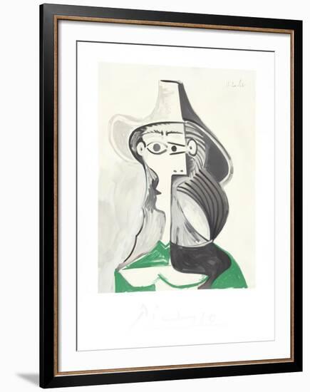 Femme Profile-Pablo Picasso-Framed Collectable Print