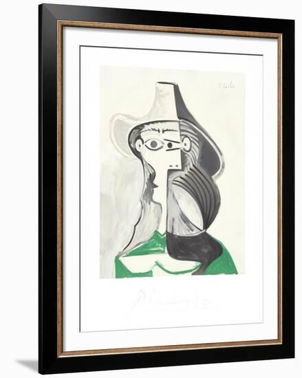 Femme Profile-Pablo Picasso-Framed Collectable Print