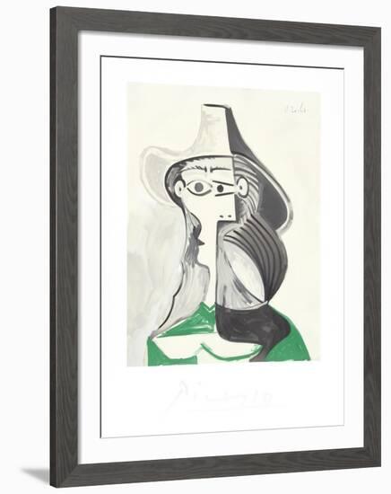 Femme Profile-Pablo Picasso-Framed Collectable Print