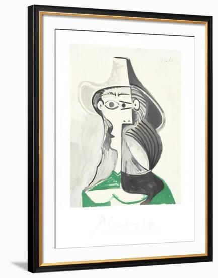 Femme Profile-Pablo Picasso-Framed Collectable Print