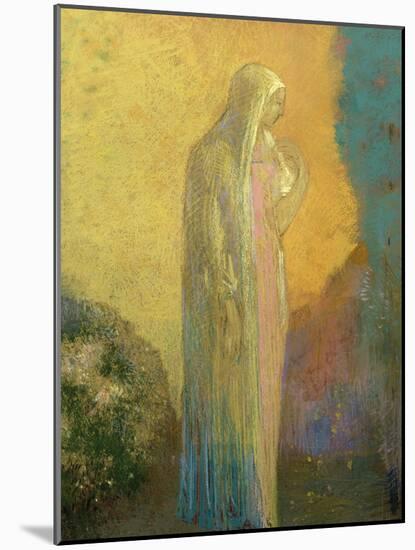 Femme voilée debout-Odilon Redon-Mounted Giclee Print