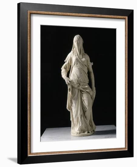 Femme voilée; figure allégorique de la Foi ?-Antonio Corradini-Framed Giclee Print