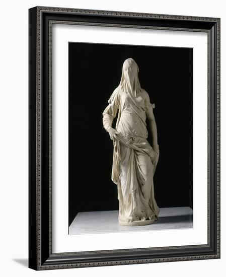 Femme voilée; figure allégorique de la Foi ?-Antonio Corradini-Framed Giclee Print