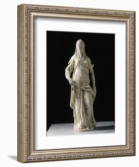 Femme voilée; figure allégorique de la Foi ?-Antonio Corradini-Framed Giclee Print