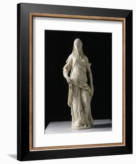 Femme voilée; figure allégorique de la Foi ?-Antonio Corradini-Framed Giclee Print