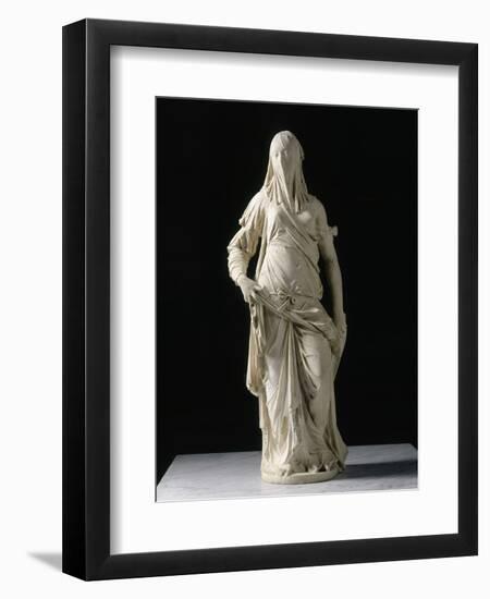 Femme voilée; figure allégorique de la Foi ?-Antonio Corradini-Framed Giclee Print