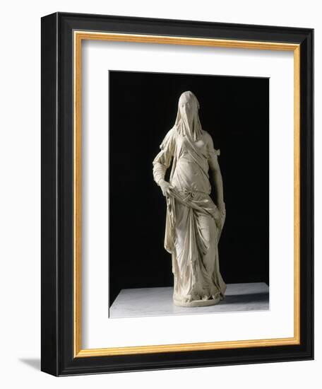 Femme voilée; figure allégorique de la Foi ?-Antonio Corradini-Framed Giclee Print