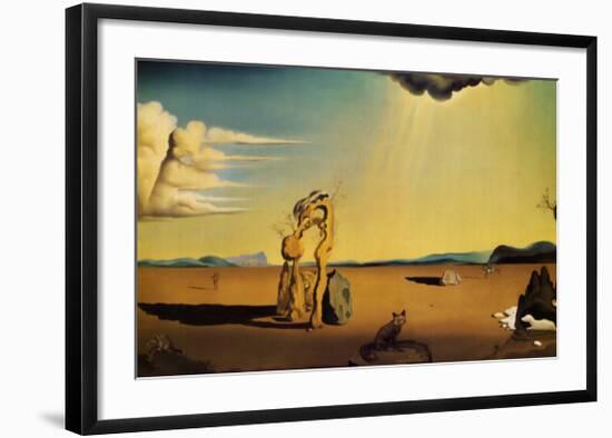 Femme-Salvador Dalí-Framed Art Print