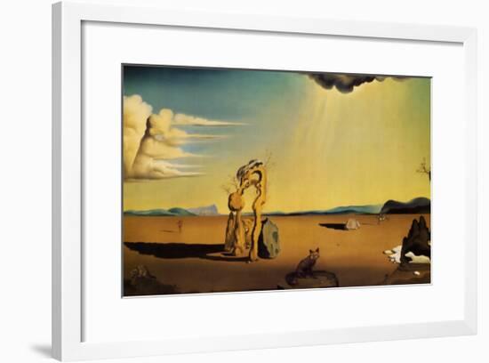 Femme-Salvador Dalí-Framed Art Print