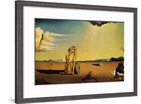 Femme-Salvador Dalí-Framed Art Print