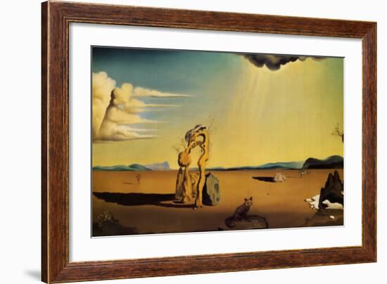 Femme-Salvador Dalí-Framed Art Print