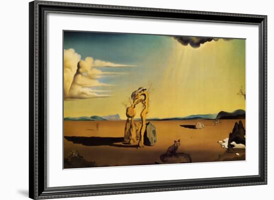 Femme-Salvador Dalí-Framed Art Print