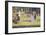 femmes assises et voiture d'enfant-Georges Seurat-Framed Giclee Print