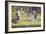 femmes assises et voiture d'enfant-Georges Seurat-Framed Giclee Print