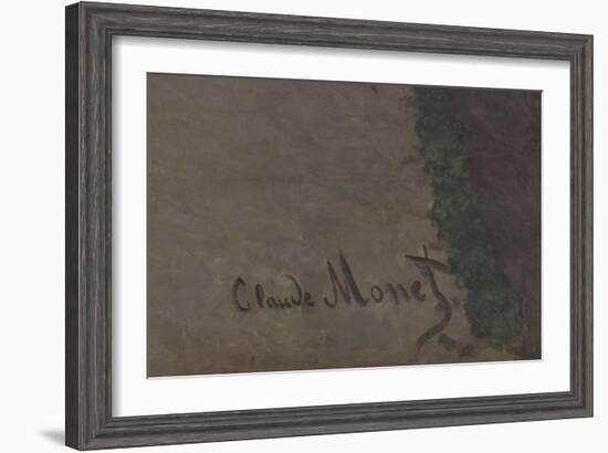 Femmes au jardin, à Ville d'Avray-Claude Monet-Framed Giclee Print