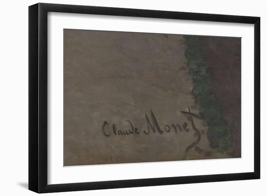 Femmes au jardin, à Ville d'Avray-Claude Monet-Framed Giclee Print