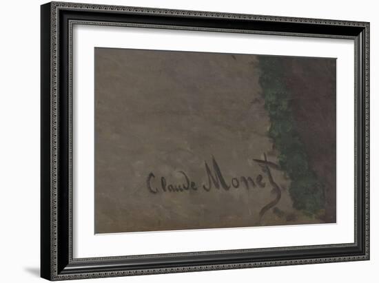 Femmes au jardin, à Ville d'Avray-Claude Monet-Framed Giclee Print