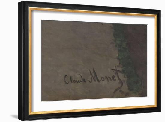 Femmes au jardin, à Ville d'Avray-Claude Monet-Framed Giclee Print