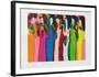 Femmes aux perroquets-Walasse Ting-Framed Limited Edition