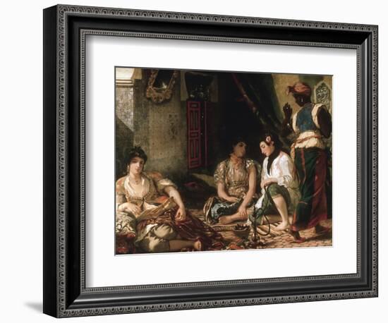 Femmes D'Alger Dans Leur Appartement (Women of Algiers in their Apartment) C. 1834-Eugene Delacroix-Framed Giclee Print