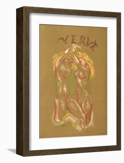 Femmes II-Aristide Maillol-Framed Collectable Print