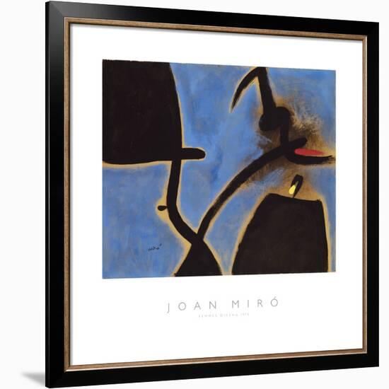 Femmes, Oiseau, 1973-Joan Miro-Framed Giclee Print