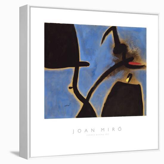 Femmes, Oiseau, 1973-Joan Miro-Framed Stretched Canvas