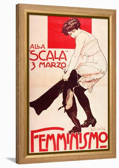 Femminismo (Poster)-null-Framed Premier Image Canvas