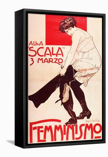 Femminismo (Poster)-null-Framed Premier Image Canvas