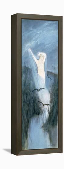 Fen Fairy (W/C)-Charles Prosper Sainton-Framed Premier Image Canvas