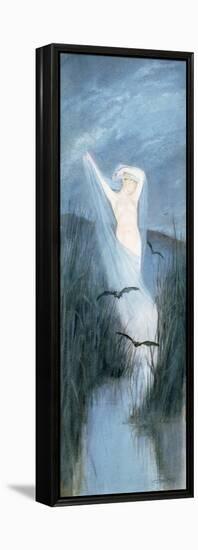 Fen Fairy (W/C)-Charles Prosper Sainton-Framed Premier Image Canvas