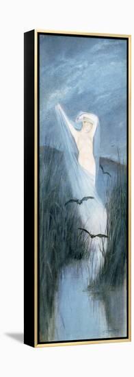 Fen Fairy (W/C)-Charles Prosper Sainton-Framed Premier Image Canvas
