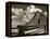 Fence and Barn-Aaron Horowitz-Framed Premier Image Canvas