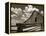 Fence and Barn-Aaron Horowitz-Framed Premier Image Canvas