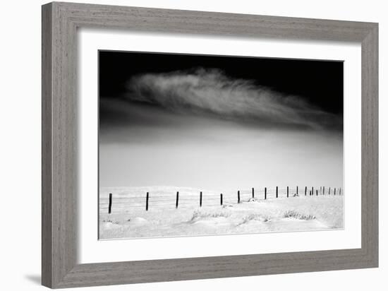 Fence Line-Jay Wesler-Framed Giclee Print