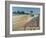 Fence on the Beach, Santa Monica, USA, 2002-Peter Wilson-Framed Giclee Print