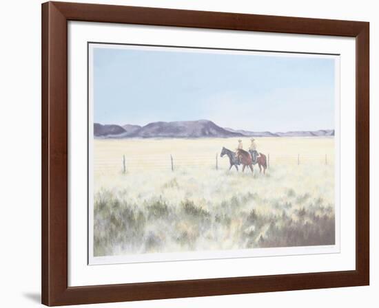 Fence Riders-Gwendolyn Branstetter-Framed Limited Edition