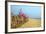 Fence, Sand Dunes and Flower in Seaside-kenny001-Framed Photographic Print