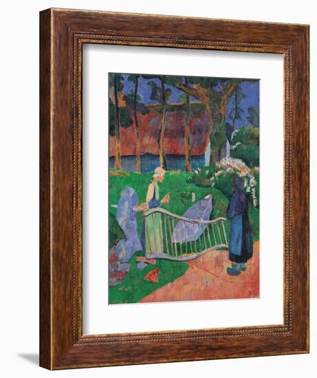 Fence with Flowers-Paul Serusier-Framed Giclee Print