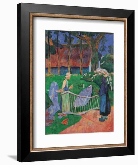 Fence with Flowers-Paul Serusier-Framed Giclee Print