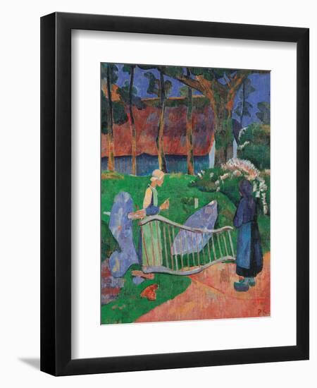 Fence with Flowers-Paul Serusier-Framed Giclee Print