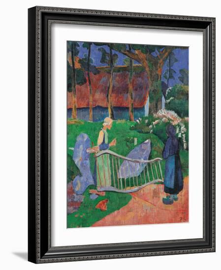Fence with Flowers-Paul Serusier-Framed Giclee Print