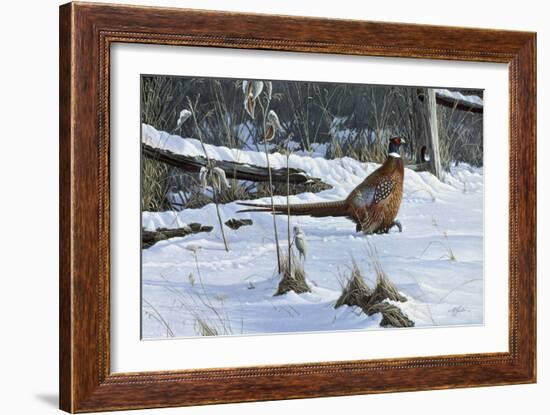 Fenceline Strut-Wilhelm Goebel-Framed Giclee Print