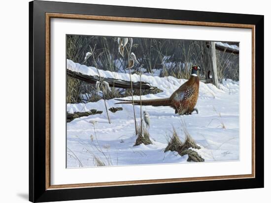 Fenceline Strut-Wilhelm Goebel-Framed Giclee Print