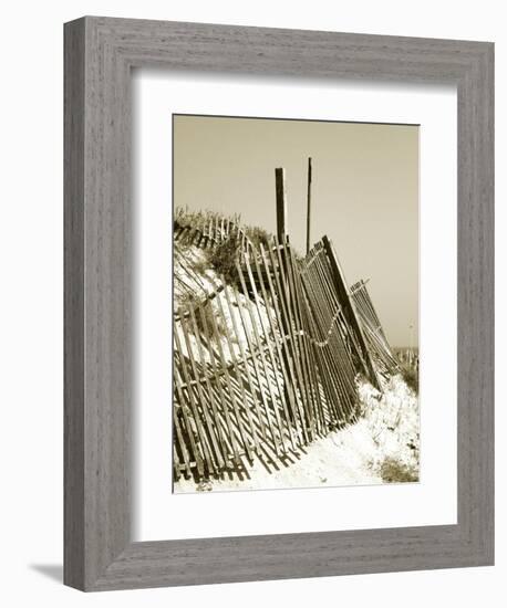 Fences in the Sand I-Noah Bay-Framed Art Print